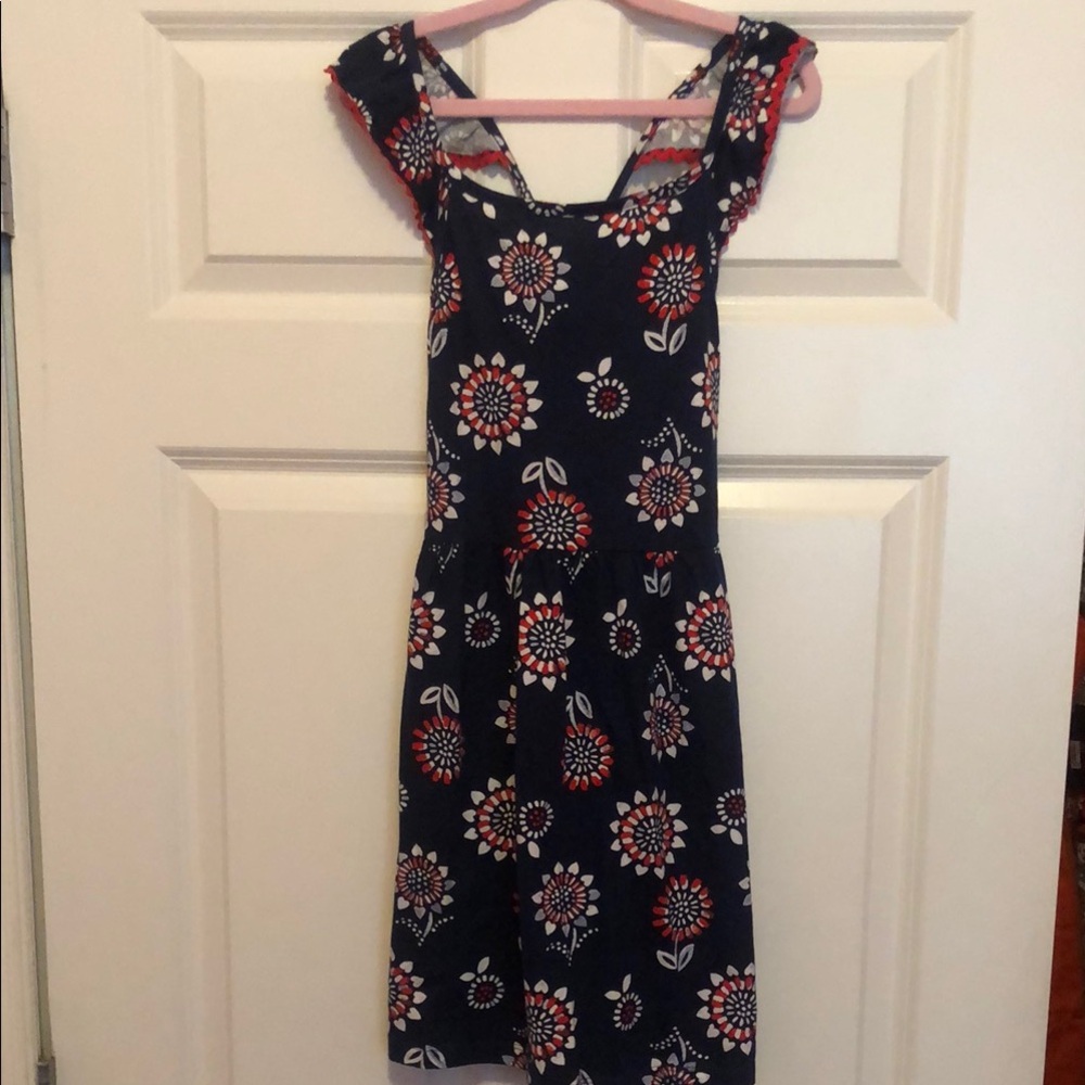 Floral Navy Dress